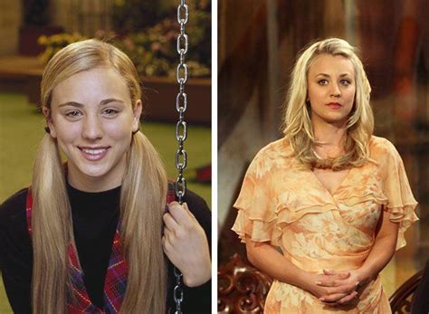 First Roles Kaley Cuoco Then And Now Stars Before And
