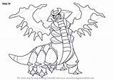 Giratina Pokemon Draw Drawing Legendary Step Learn Cards Tutorials Getdrawings Tutorial Drawingtutorials101 sketch template