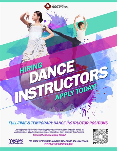 hiring dance instructors