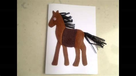 easy diy horse crafts  kids youtube
