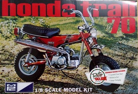 mpc honda trail   scale model kit retro deluxe