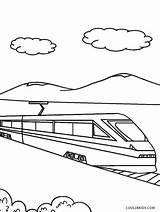 Coloring Pages Printable Train Trains Kids Cool2bkids sketch template
