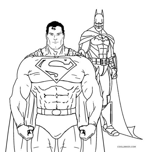 batman  superman coloring pages coloring home