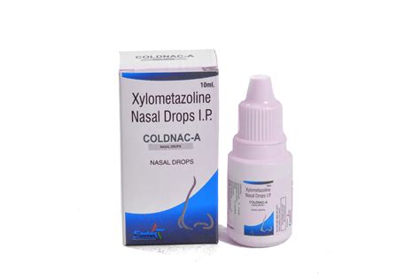 coldnac  xylometazoline nasal drops ip packaging type dropper bottle packaging size  ml