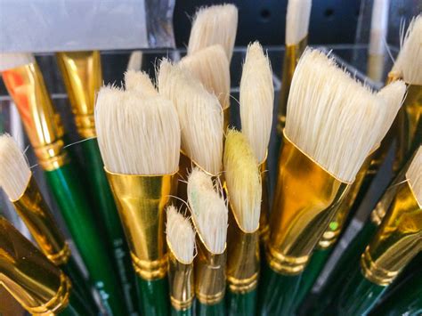 bristle brushes  oil  acrylic paints artnewscom