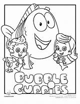 Coloring Pages Nick Bubble Guppies Jr Nickelodeon Getcolorings Halloween Color Printable Print Getdrawings sketch template