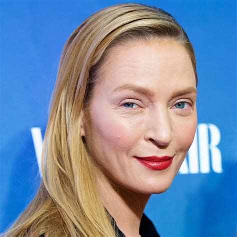 Bare Faced Uma Thurman Without Heavy Makeup At The Slap Premiere