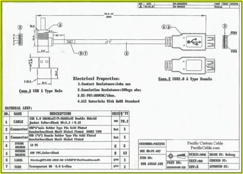 female usb  rj wiring diagram diagrams resume examples