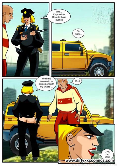 sexcartoon police girl fucked as a ticket xxx dessert picture 3