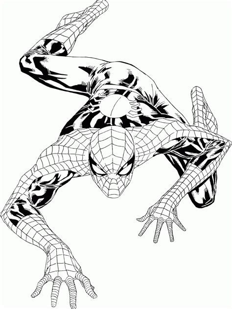 spiderman coloring pages printables coloring home coloring pages
