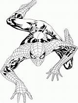 Coloring Pages Spider Man Amazing Spiderman Printable Kids Popular sketch template
