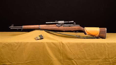 gun review the m1d garand 30 06 sniper rifle