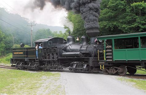Cass Scenic Railroad S Shay 5 Working It S Way Up Grade