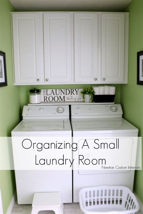 Organizing A Small Laundry Room Newton Custom Interiors