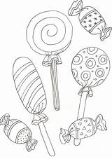 Coloring Candies Dessins sketch template