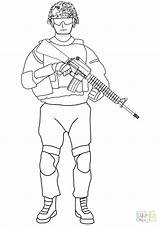Army Coloring Pages Man Getcolorings Men sketch template