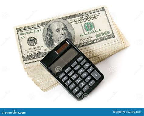 money  calculator stock photo image  count isolated