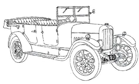 classic car coloring pages  kids