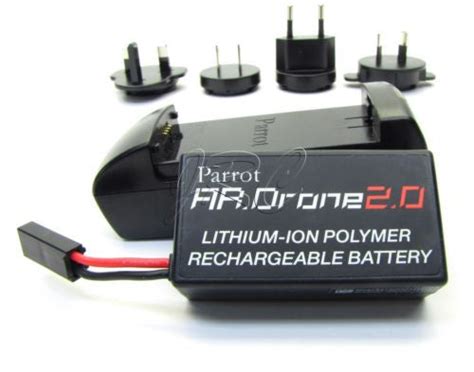 parrot ar  lipo battery charger  mah genuine ardrone