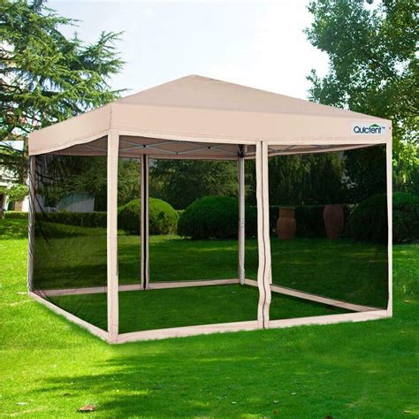 quictent  ez pop  canopy tent  netting screen house mesh screen walls waterproof roller