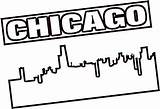 Chicago Coloring Pages Illinois Printable Supercoloring Printables Color Cubs Designlooter Crafts Silhouettes sketch template