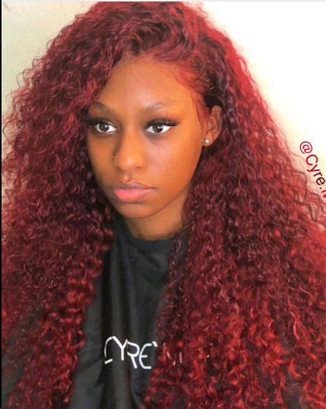 hairstyle and color red curly hair weave hairstyles hair laid