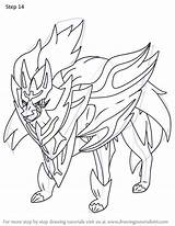 Zamazenta Zacian Pokémon Drawingtutorials101 sketch template