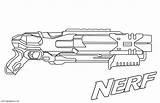 Nerf Powerful sketch template