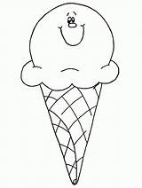 Ice Cream Coloring Sundae Popular Pages Colouring sketch template