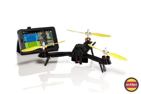 airdog airdroid drone captures  mtb radness  follow  mode mountain bike review mtbrcom