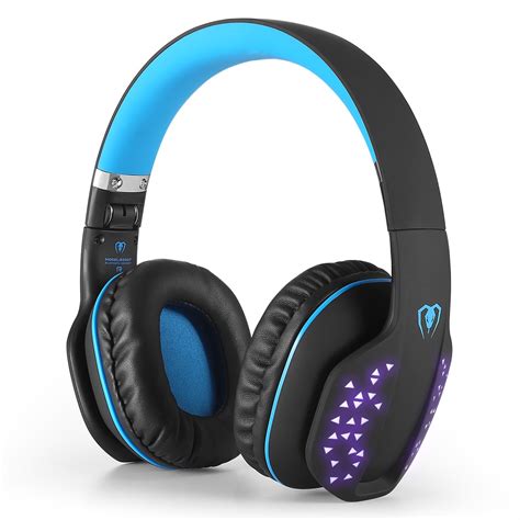 wireless bluetooth gaming headset  microphone led light gaming headphone  pc tablet