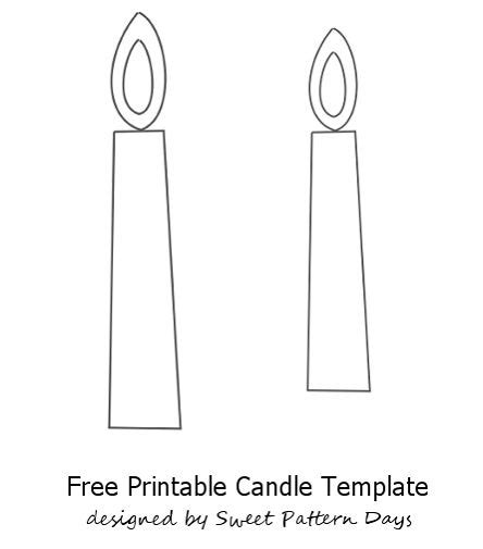 images  candle template printable christmas candle template