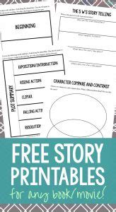 story printables learn  color