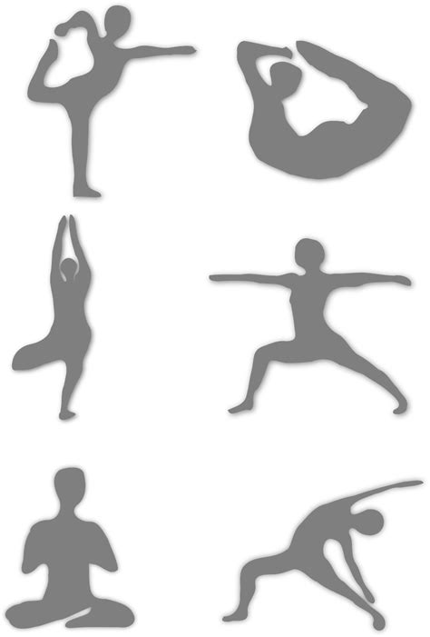 yoga poses warrior pose  vector graphic  pixabay