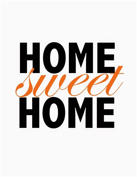 home sweet home printable short stop designs