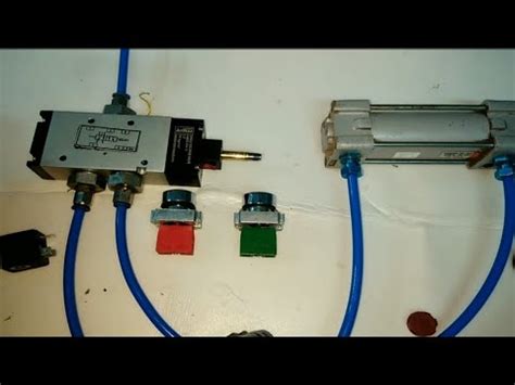 solenoid valve working  connection practically youtube