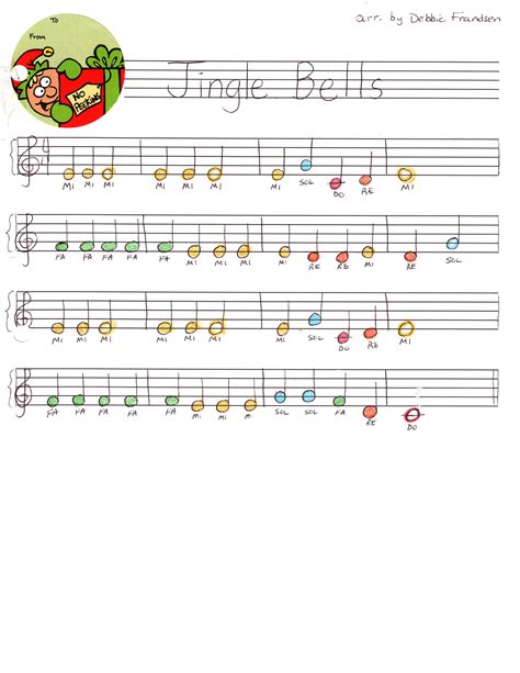 jingle bells printable sheet