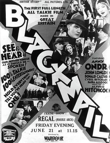 movie posters blackmail gallery available as framed prints photos