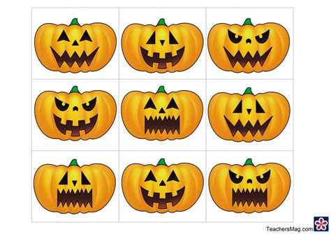 halloween pumpkin pattern activities teachersmagcom