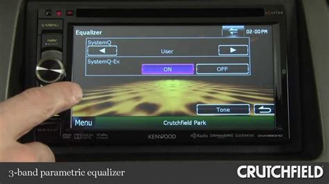 kenwood excelon dnxhd navigation receiver display  controls demo crutchfield video youtube