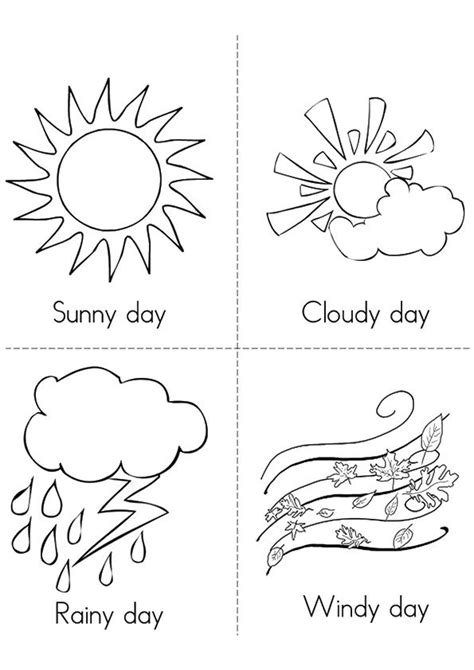 weather coloring pages preschool weather weather books weather