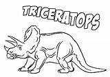 Triceratops Dinossauros Dinossauro sketch template