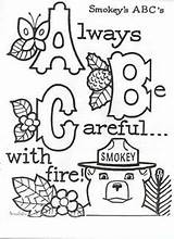 Smokey Pages Bear Coloring Crafts Preschool Sheet Kids Activities Abc Sheets Fire Bears Helpers Community Bandit Drawing Cars Cool Car sketch template