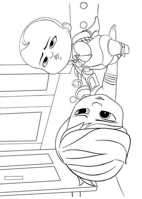 kids  funcom coloring page boss baby boss baby