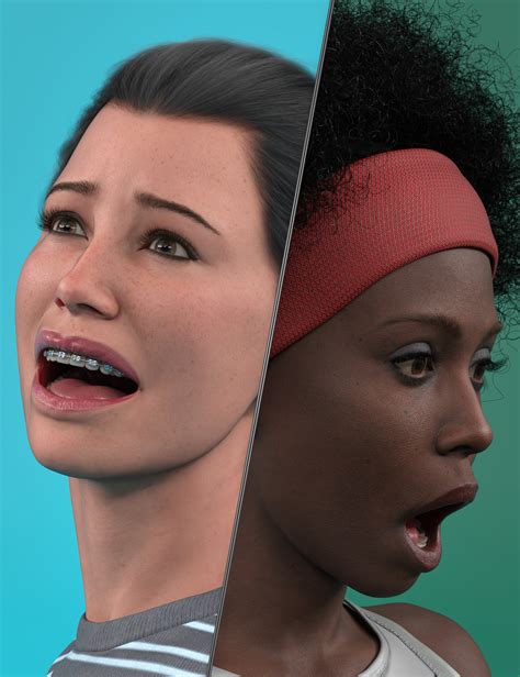 Ng Faces Of Fear And Surprise For Genesis 9 Daz 3d