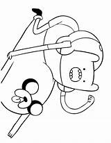 Coloring Jake Pages Finn Adventure Time Riding Printable Library Clipart Line Popular sketch template