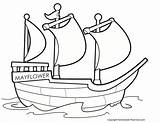 Mayflower Coloring Drawing Pages Ship Thanksgiving Plymouth Rock Printable Color Drawings Getcolorings Sheets Paintingvalley Boat Print Flower Colouring Kidspartyworks sketch template