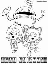 Umizoomi Team Coloring Pages Colorings sketch template