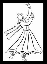 Kathak Drawing Paintingvalley sketch template