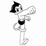 Astro Boy Coloring Pages Books sketch template